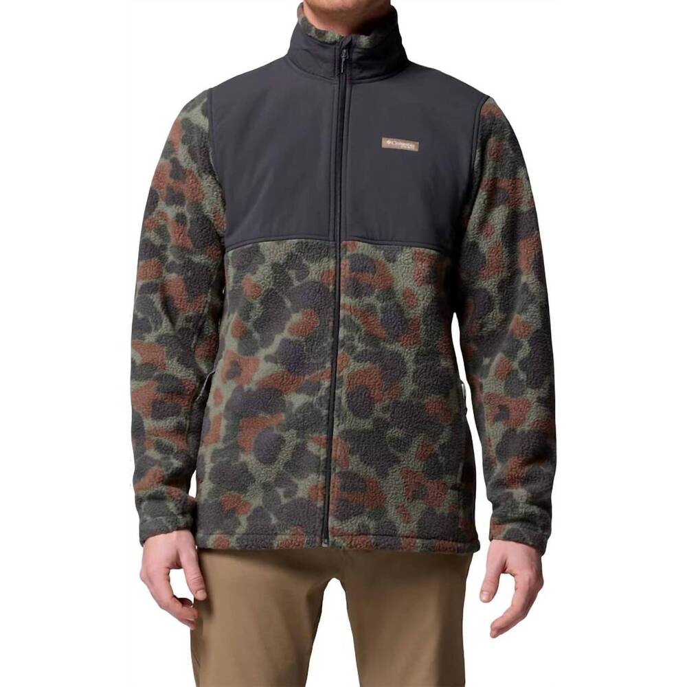 NEW COLUMBIA phg sherpa jacket in tobacco deltahunter camo/shark